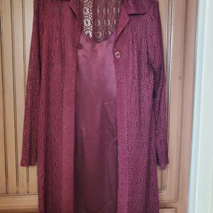 Cocktail Dress with a lace coverup